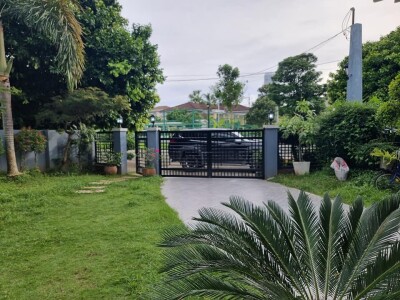 Elegant Mediterranean High Ceiling House and Lot with Wide Open Space Garden Area
