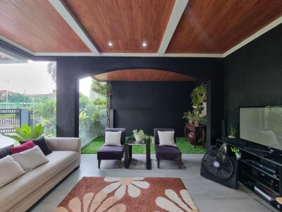 Elegant Mediterranean High Ceiling House and Lot with Wide Open Space Garden Area